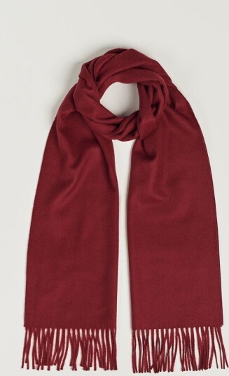 Piacenza Cashmere Cashmere Scarf Burgundy