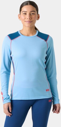 Helly Hansen Dame Lifa Active Crew Lett Basislag Blå S