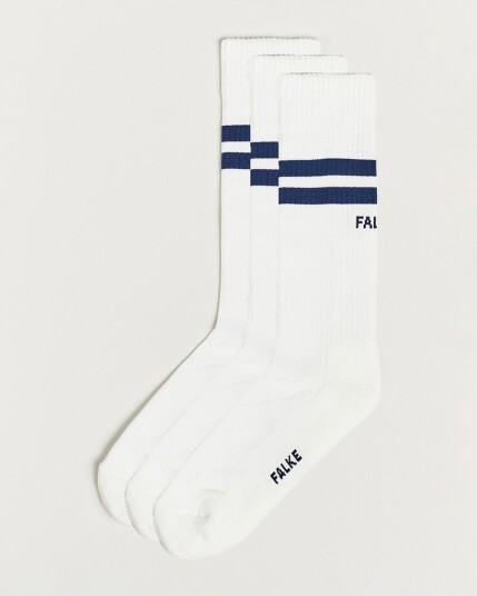 Falke 3-pack Dynamic Tennis Socks White/Blue