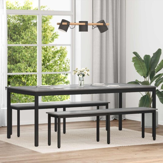 vidaXL Spisebord 200 x 100 x 75 cm Konstruert tre Rektangulær