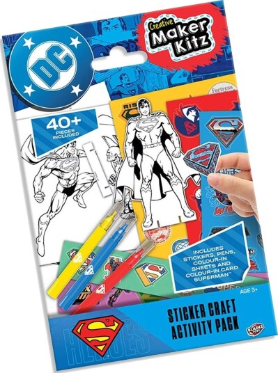 Superman Klistremerke Aktivitetssett