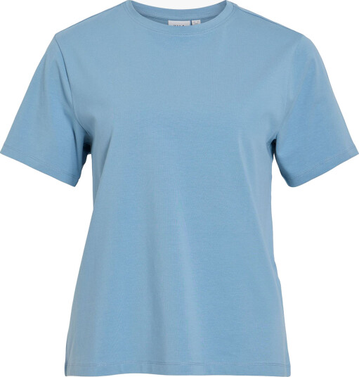 Vila Nora Short Sleeve T Shirt Blå XL