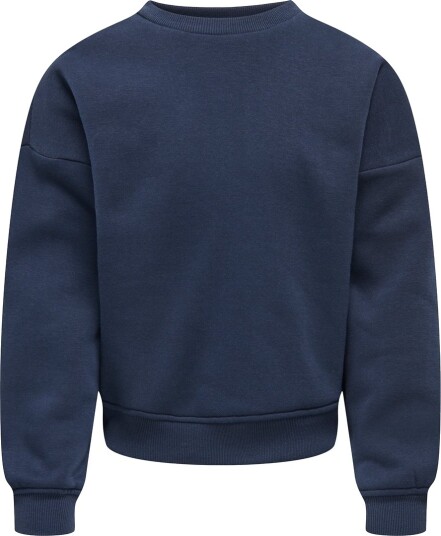 Kids Only Collegegenser Noos KogSweat Night Sky/Birch/Hous Kids Only 9 10 år (134 140) Collegegenser Hvit Marineblå
