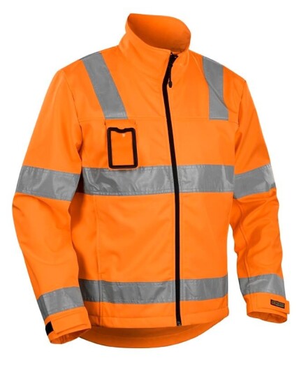 Blåkläder Softshelljakke Varsel oransje XXL Blåkläder Softshelljakke Varsel oransje XXL