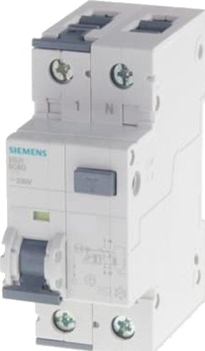 Siemens Kombinasjonsbryter Effektbryter/PFI C 13A 1P+N, 300mA 5SU1654-7KK13