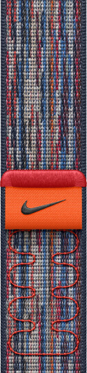 Apple 46mm Blue/Red Nike Sport Loop
