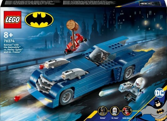 LEGO Super Heroes - Batman med Batmobile mot Harley Quinn og Mr. Freeze 76274 LEGO Super Heroes - Batman med Batmobile mot Harley Quinn og Mr. Freeze 76274