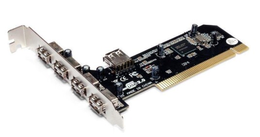MICROCONNECT 4 + 1 t USB 2.0 PCI Card