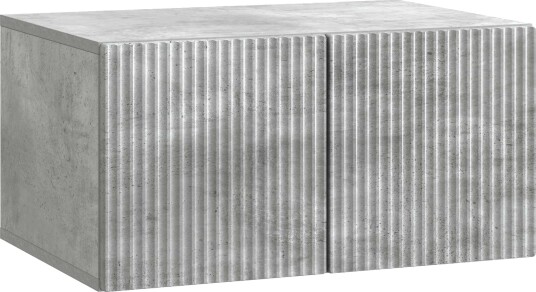  Vegghengt TV skap Betonggrå 59,5 x 41 x 30 cm Konstruert tre