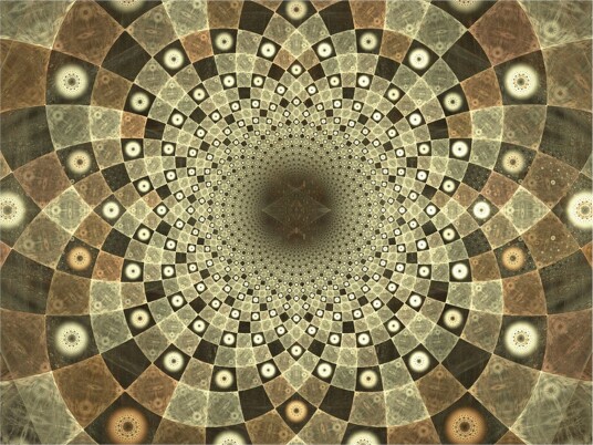 Fototapet Brown Mosaic 300x231 - Artgeist sp. z o. o.