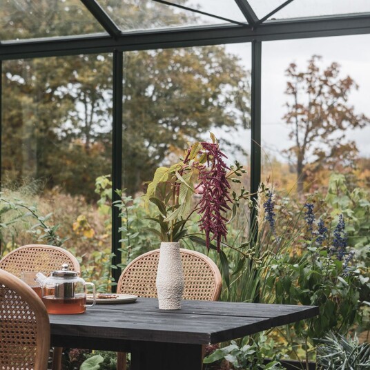 Drivhus Oasen Senior Victorian Mørk Grønn, 18,8 M²