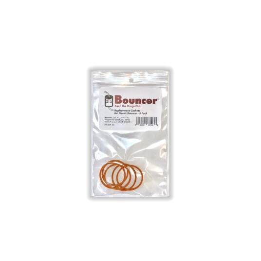 Pakning til Bouncer Inline Beer Filter 5 stk reservepakninger (standard)