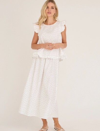 A View Aida Skirt White 40 A View Aida Skirt White 40