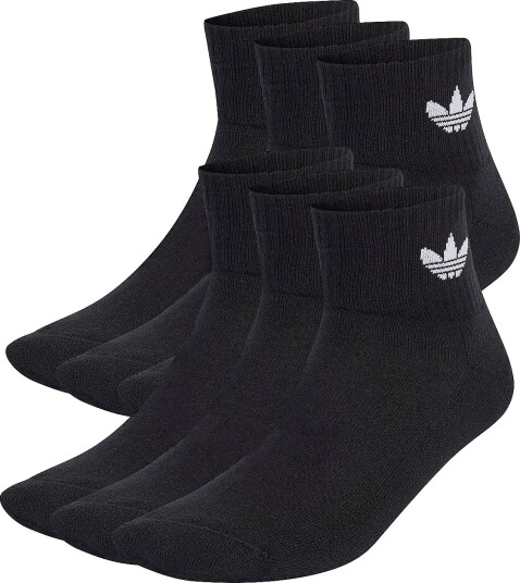 Adidas Originals 1/4 Socks 6P Black 46 48