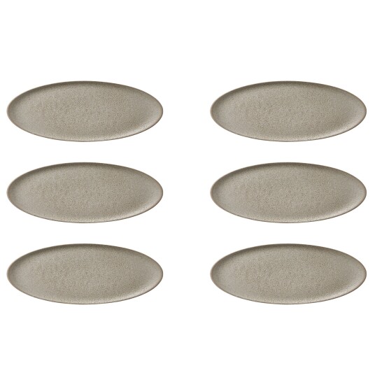 Aida RAW desserttallerken 6 stk sandy beige