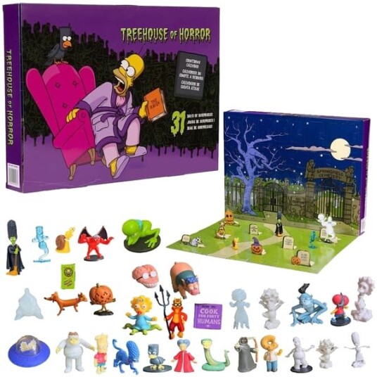 Simpsons Treehouse of Horror 31 dagers julekalender Simpsons Treehouse of Horror 31 dagers julekalender Julegaveleker i blindbokser