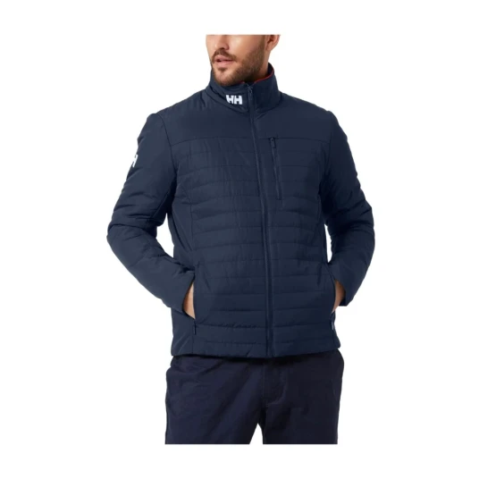 Helly Hansen Herre Crew Insulator 2 . 0 Fôret Seilerjakke Marineblå XXL XXL Helly Hansen Herre Crew Insulator 2 . 0 Fôret Seilerjakke Marineblå XXL XXL