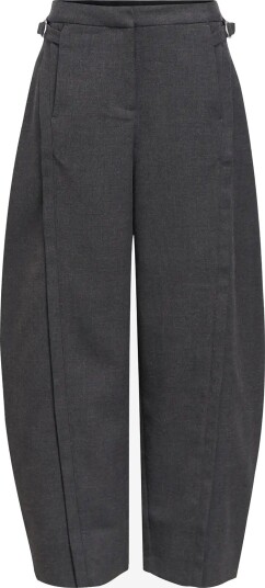 Object Objkavin Mw Barrel Pants 147 DARK GREY MELANGE 40