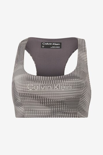 Calvin Klein Performance Sports BH WO Medium Support Grå
