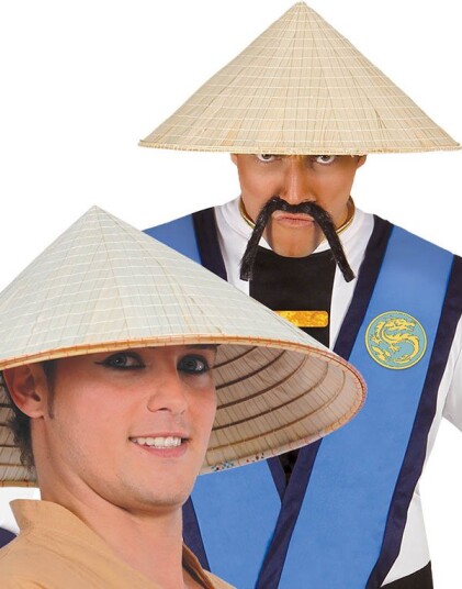 Fiestas Guirca Vietnamesisk Stråhatt med Snor