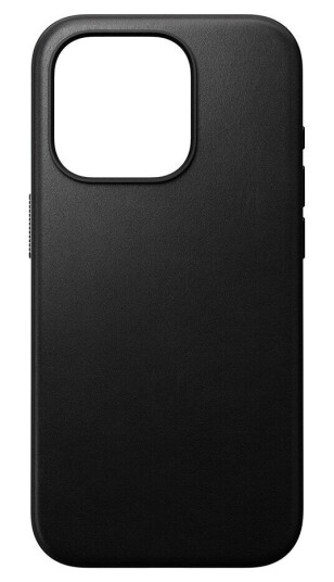 Apple NOMAD iPhone 15 Pro Deksel Modern Leather Case Svart
