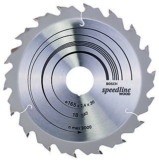 Bosch sirkelsagblad speedline wood o 150x20 mm 18 tenner