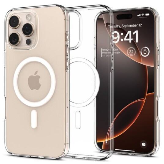 Spigen Liquid Crystal Mobildeksel for iPhone 16 Pro MagSafe Transparent