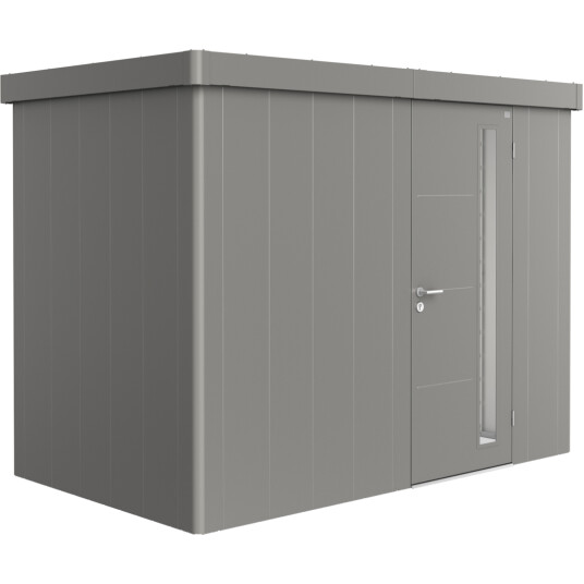 BIOHORT REDSKAPSBOD NEO 1C STD. DØR KVARTSGRÅ METALLIC BIOHORT REDSKAPSBOD NEO 1C STD. DØR KVARTSGRÅ METALLIC