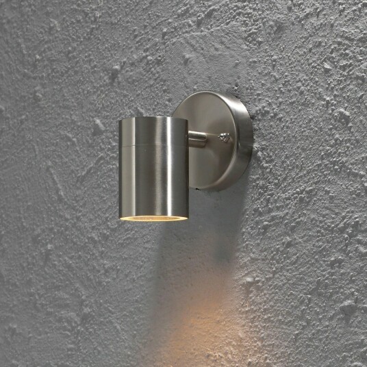 Konstsmide Modena vegglampe ned, liten. 7572-000. Rustfritt