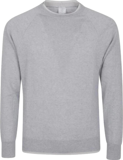 Eleventy Herre Strikkevarer Grå 2XL,