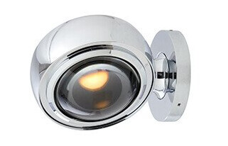 Loom Design Optic Vegglampe Chrome Lampemesteren