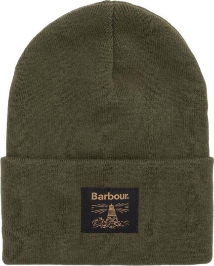 Barbour Barbour Harton Beanie Hat Deep Olive OneSize