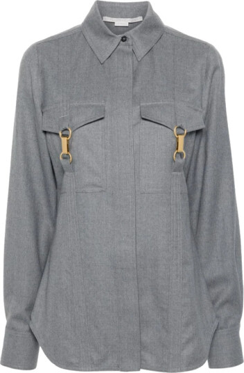 Stella McCartney Dame Bluser & Skjorter Grå M, Stella McCartney Dame Bluser & Skjorter Grå M,