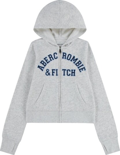 Abercrombie Kids Zh Full Zip Hoody Grey 132/140 Abercrombie Kids Zh Full Zip Hoody Grey 132/140