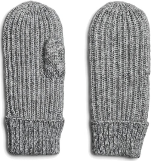 Pieces Pcmilla Mittens Noos Bc - MEDIUM GREY MELANGE - One Size