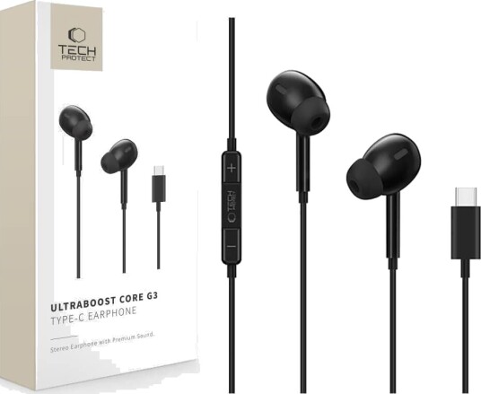 Tech-Protect Ultraboost Core G3 USB-C Svart Tech-Protect Ultraboost Core G3 USB-C Svart