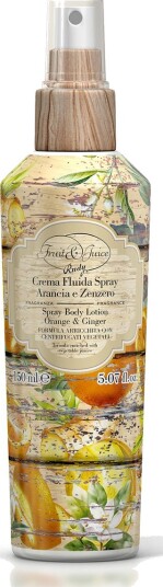 Rudy Profumi No Gas Body Cream Spray Orange & Ginger 150ml