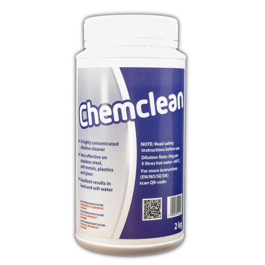 Chemisphere Chemclean 2 kg Kraftig basisk vaskemiddel Chemisphere Chemclean 2 kg Kraftig basisk vaskemiddel