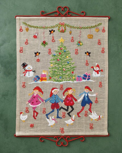 Adventskalender Nisse og gjess Linlerret 34 6275