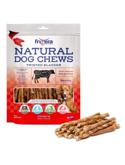 Frigera Natural Dog Chews Beef Bladder 500Gr (402285861788)