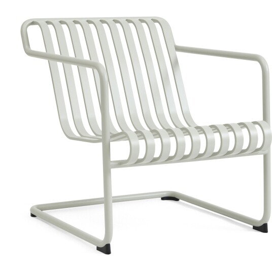 Palissade Cantilever Lounge Chair Low Sky grey powder coated steel Palissade Cantilever Lounge Chair Low Sky grey powder coated steel