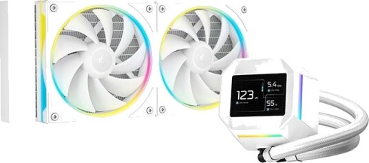Deepcool LM240 CPU Væskekjøling 240mm Hvit Deepcool LM240 CPU Væskekjøling 240mm Hvit