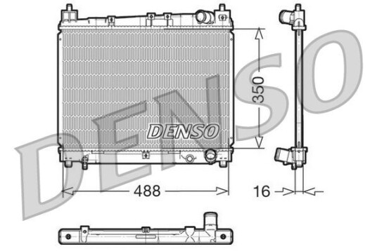 Radiator DENSO DRM50006