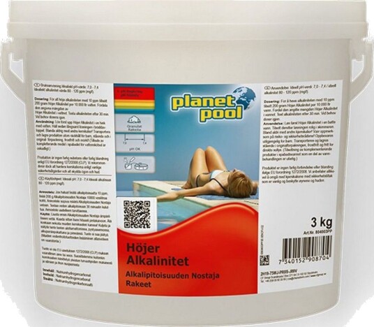Annet friluftsliv Planet Pool Vannpleie Planet Pool øker alkalinitet 3 kg
