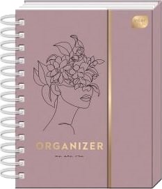 Interdruk B6/105K Organizer Med Blomster Magnet