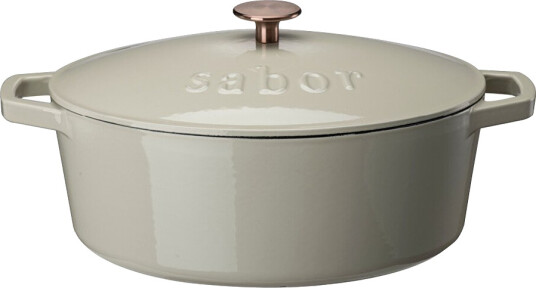 Sabor - Støpejernsgryte 5,7 L warm grey