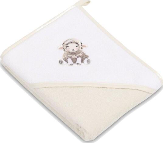Sensillo Sheep Badehåndkle - 80x80cm - Beige