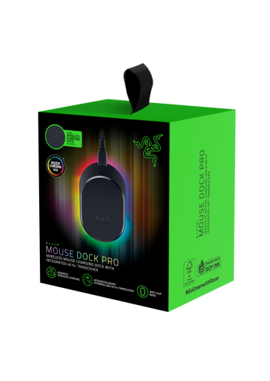 Razer Mouse Dock Pro Trådløst Ladestativ med RGB for Trackball Mus Razer Mouse Dock Pro Trådløst Ladestativ med RGB for Trackball Mus