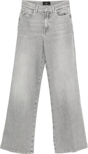 7 For All Mankind Dame Jeans Grå W29,
