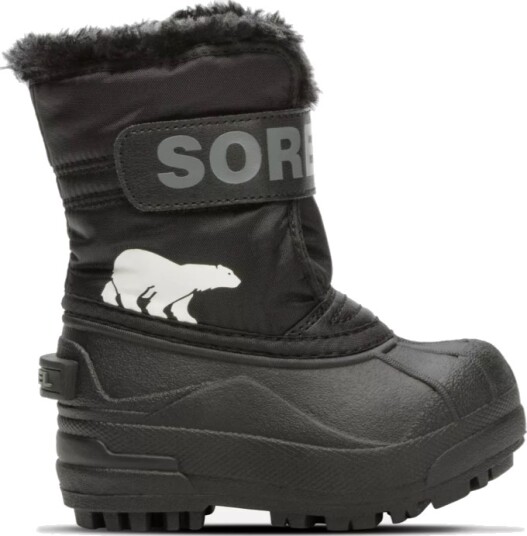 Sorel Toddler Snow Commander Boot Black/charcoal 37|22 Sorel Toddler Snow Commander Boot Black/charcoal 37|22